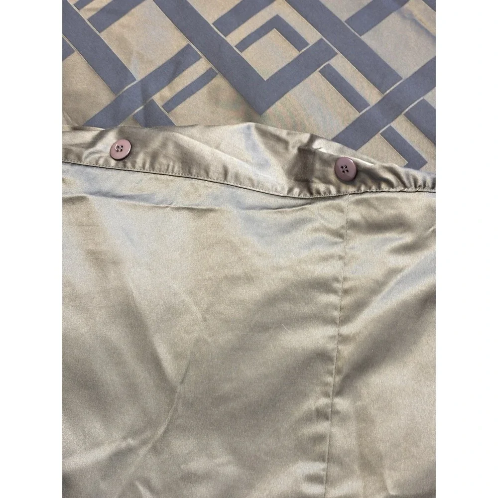 Geometric Greek Key Cut Brown Duvet Cover Queen‎ 88